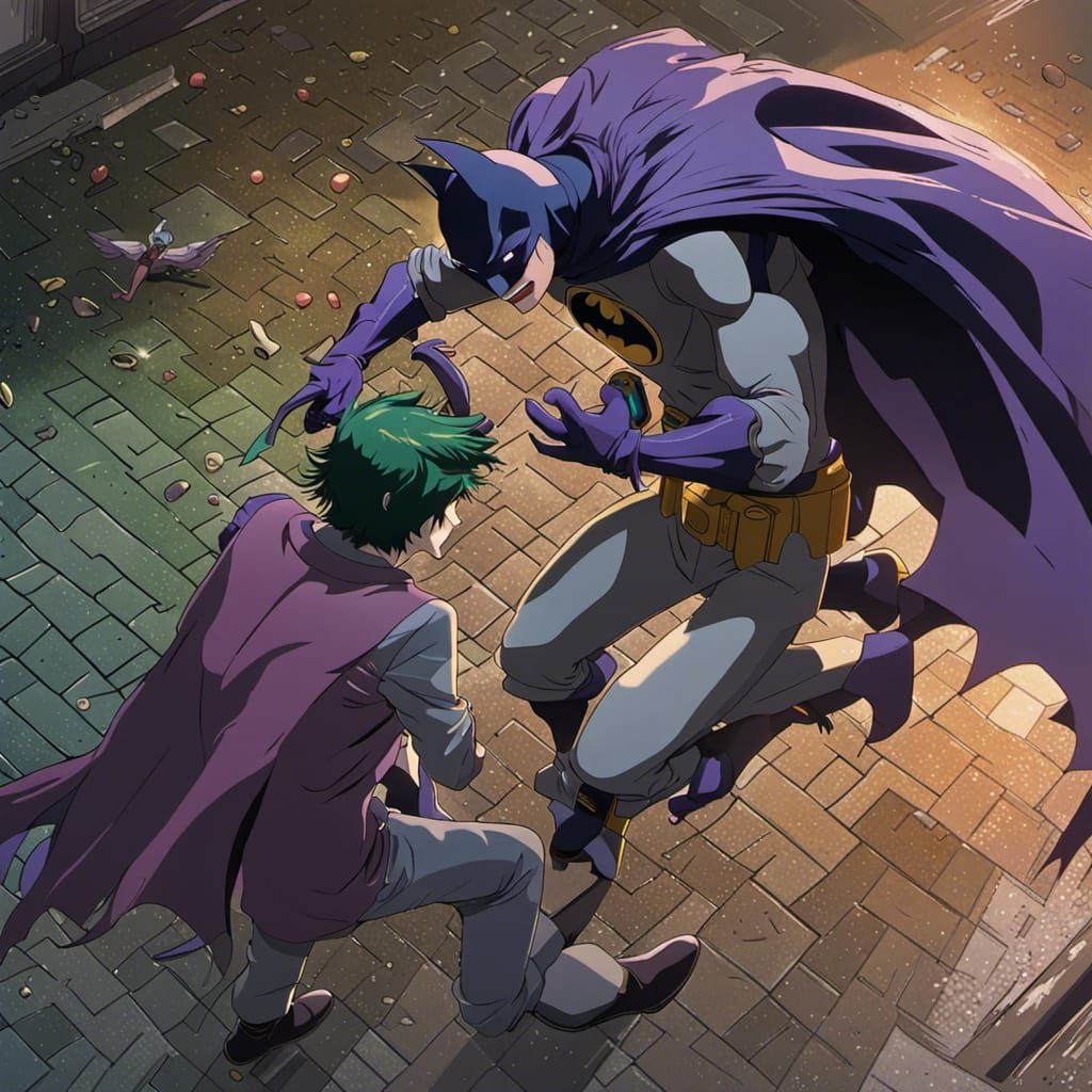 Batman vs Joker: Anime Key Visual