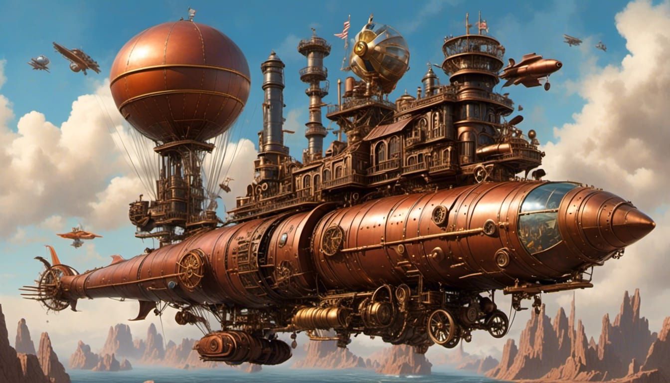 Steampunk Thunderbirds Take Flight in Epic Style