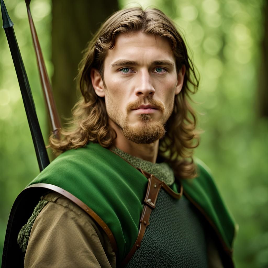 Irish Spearman Portrait in Forest, Professional Photography