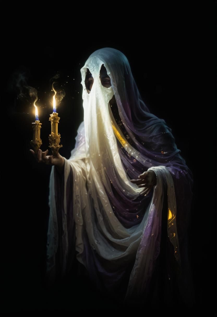 Dark Fantasy Art in Style of Alphonse Mucha