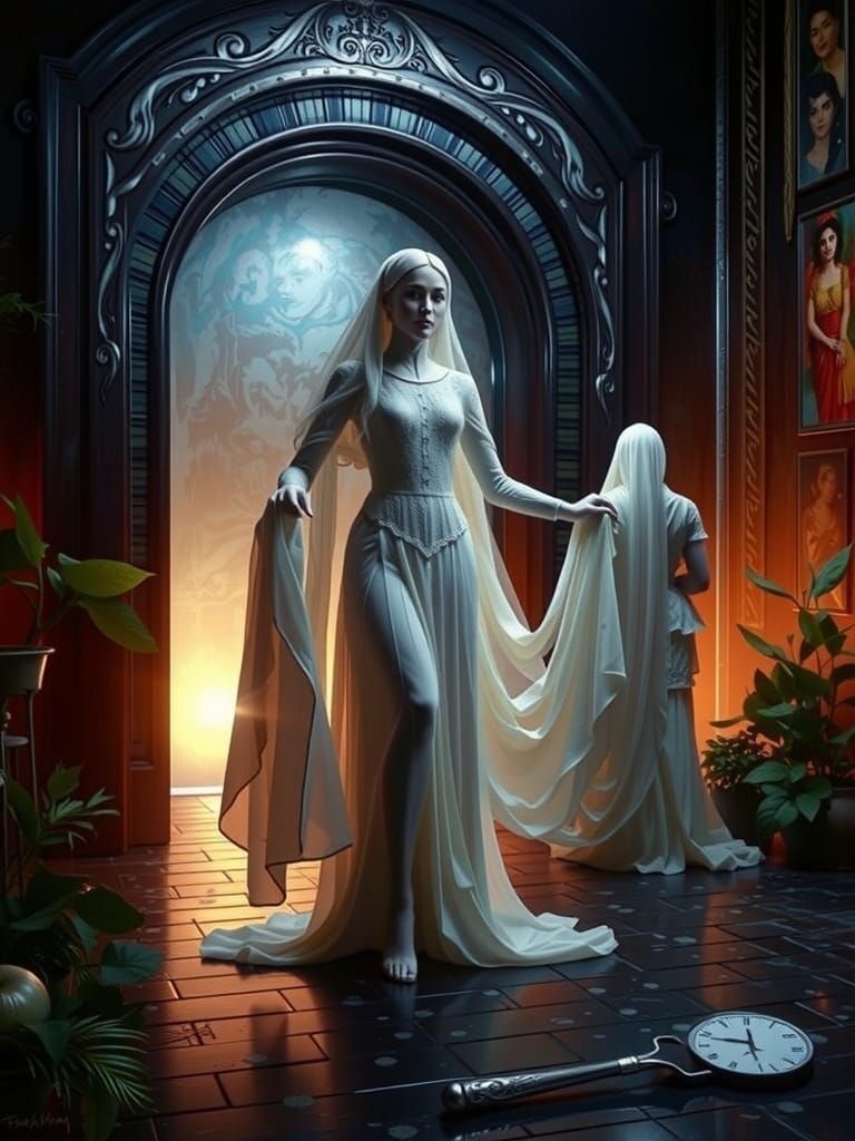 Delicious Potato Salad in Wayne Thiebaud Style