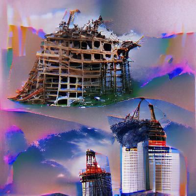 AI Image of Something Being Rebuilt