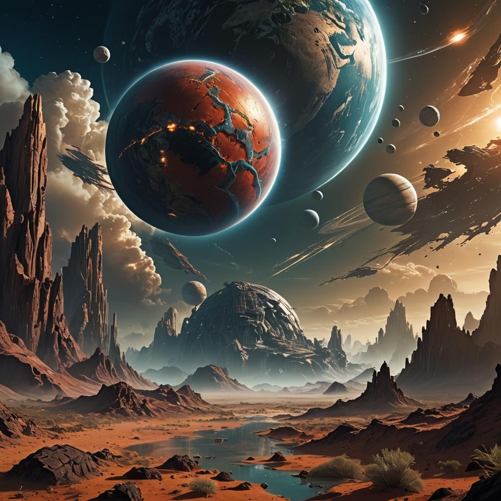 Exoplanet Concept Art: A World Supporting All Life