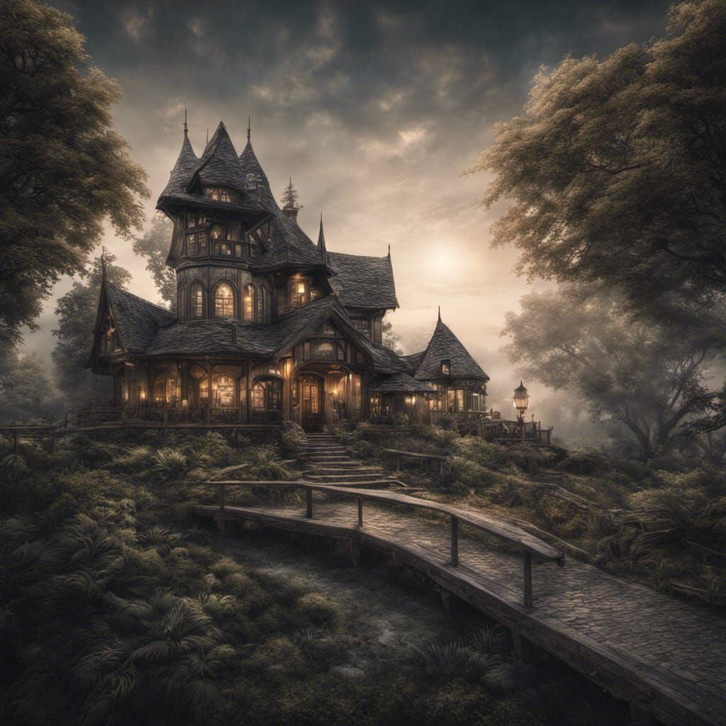 Hyperrealistic Serenity Haven with Intricate Details