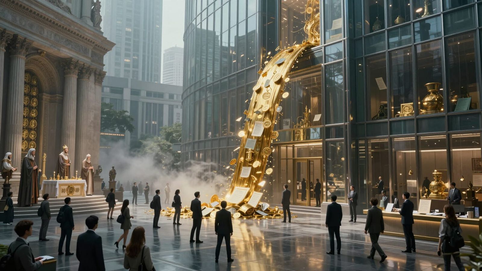 Ancient Clergy to Corporate Empire: A Seamless Transition