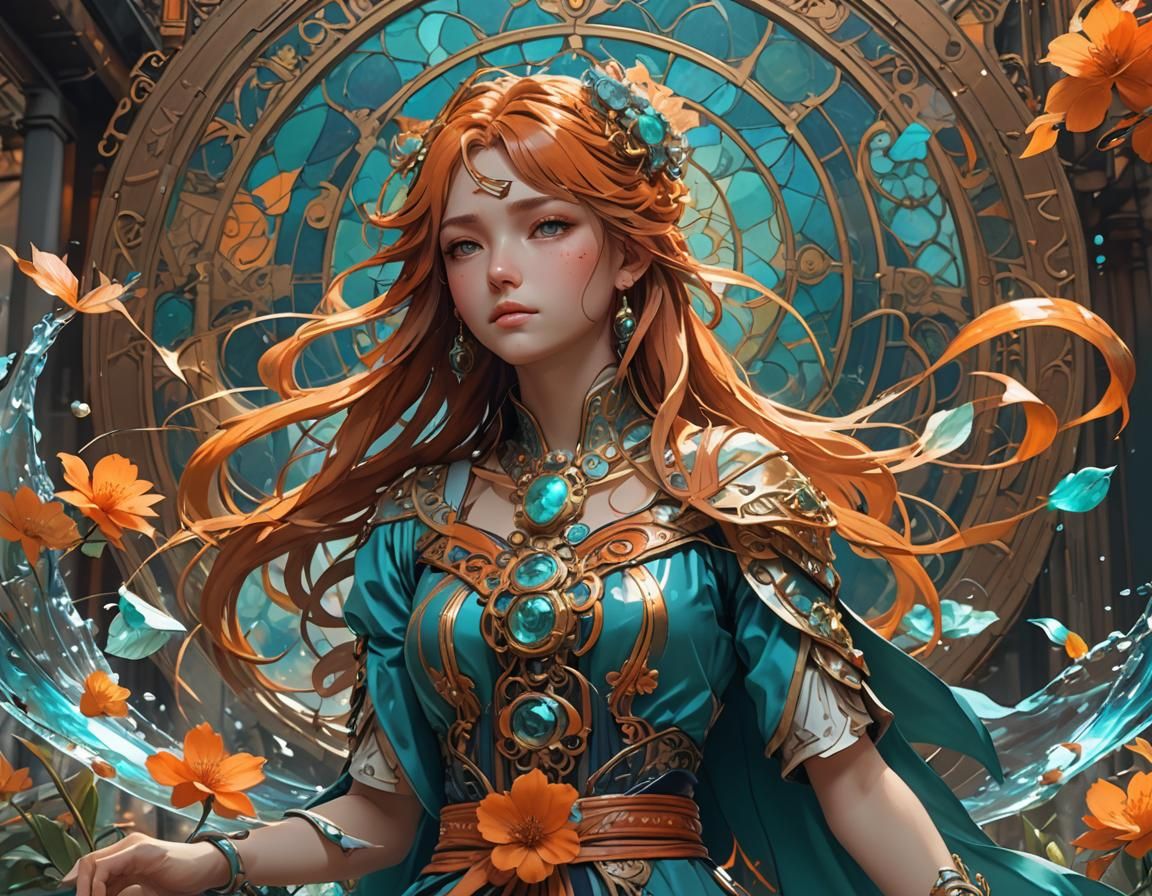 Anime Concept Art in 8K Resolution