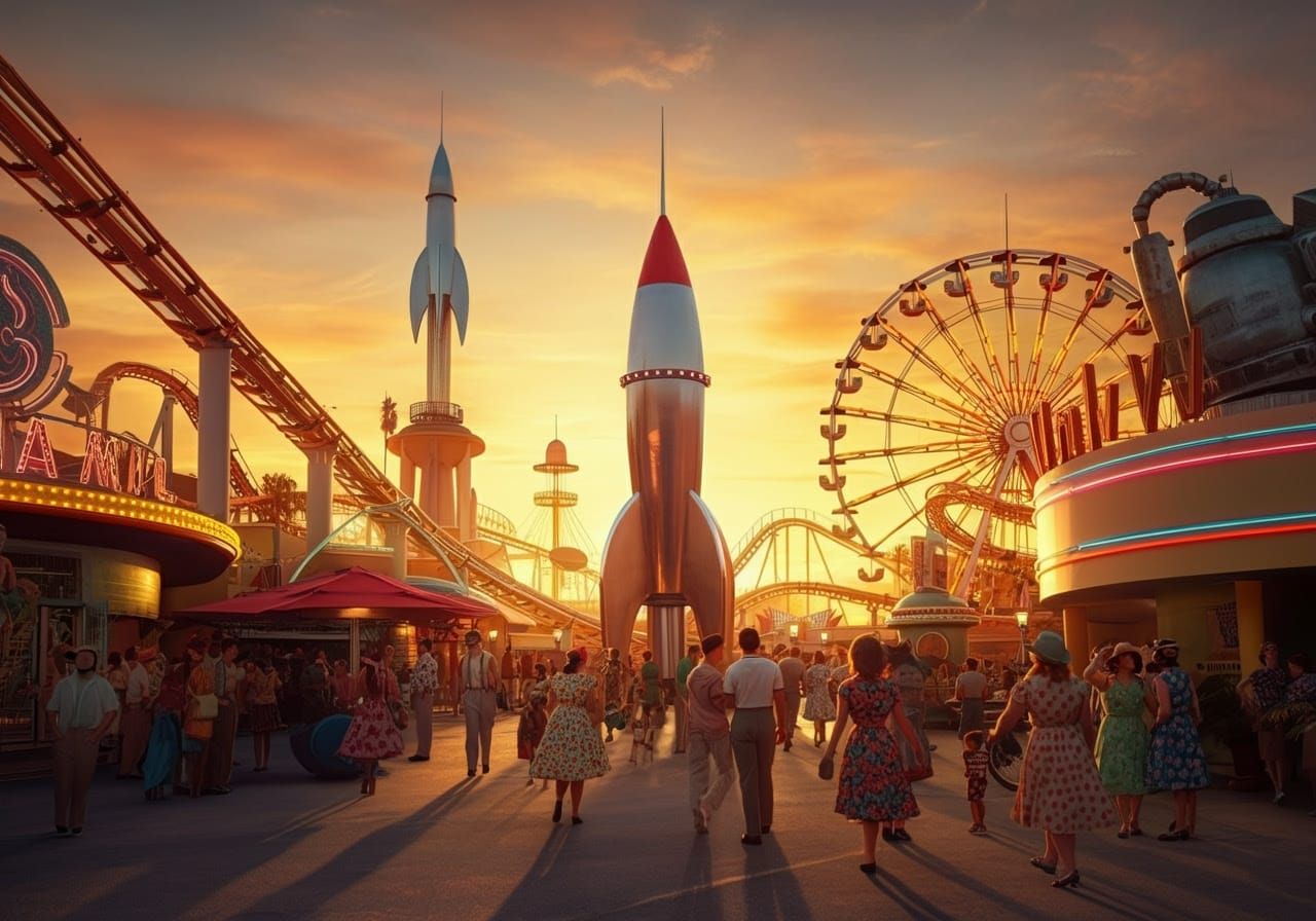 Retrofuturistic Paradise: Golden Age of Tomorrow's Wonderlan...