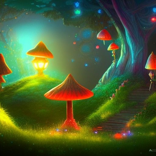 Luminous Fantasy World Entrance Concept Art