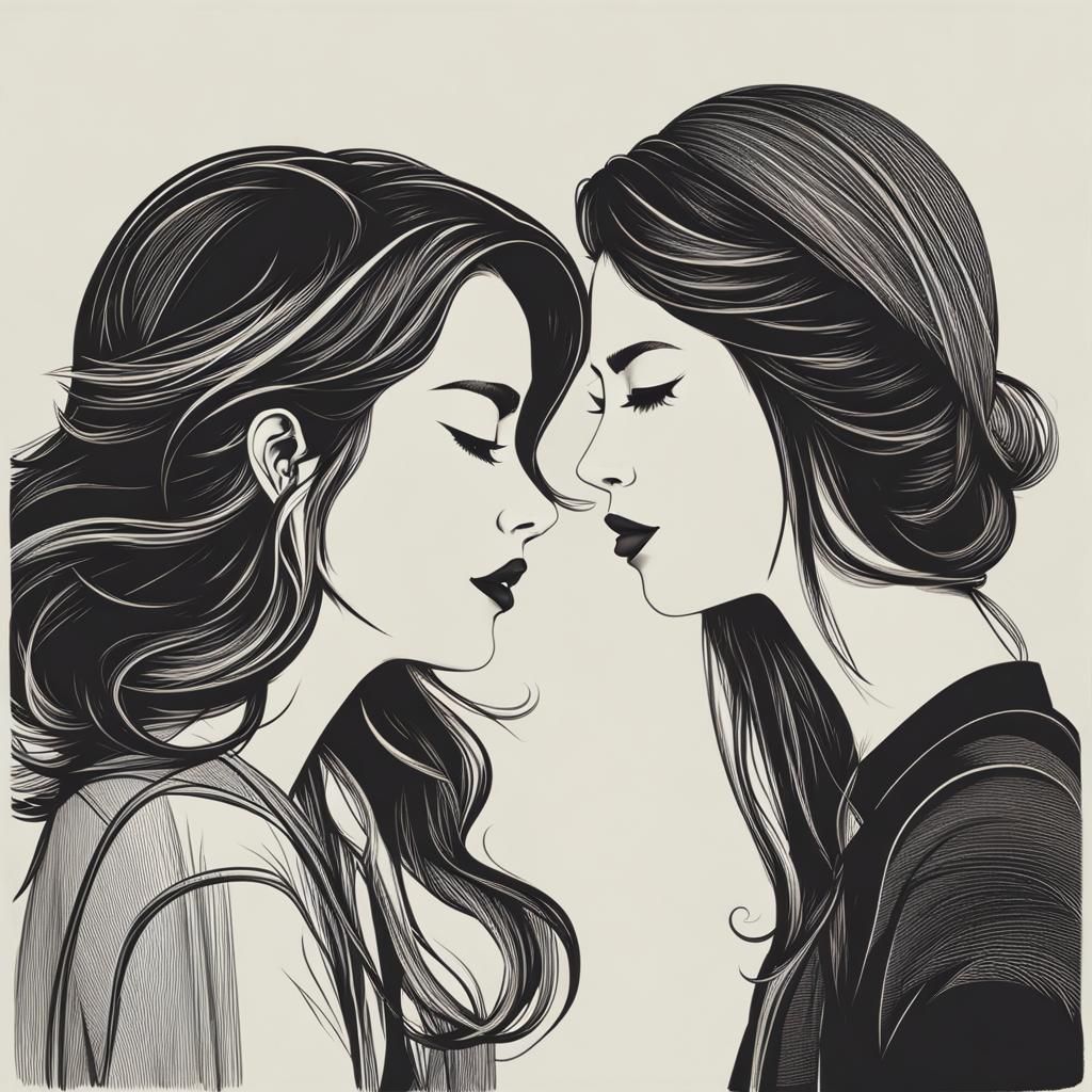 Detailed Matte Painting of a Woman with Complex Emotions