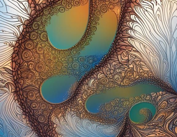 Fractal Flora and Fauna with Celtic and Druidic Elements