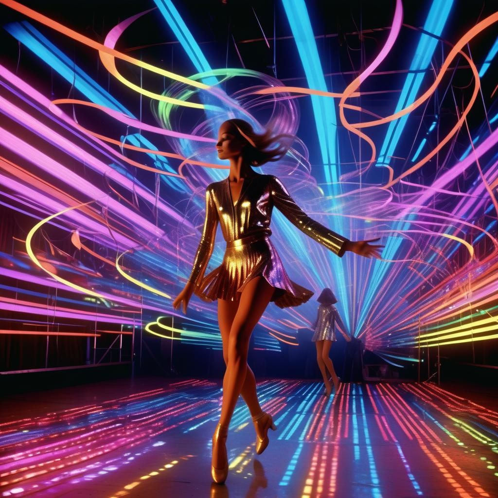 1970s Disco Dancer at Studio 54
