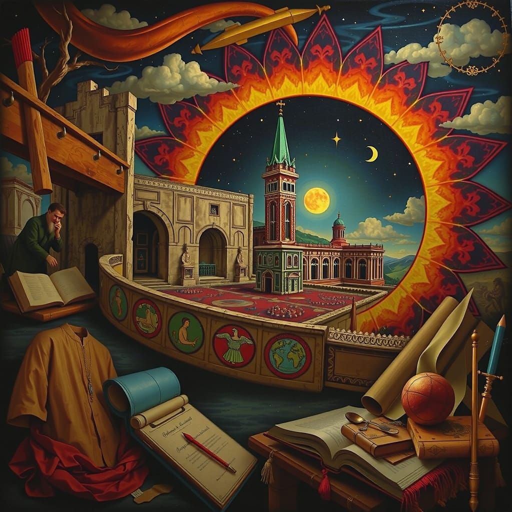 Abstract Geometric Curves and Spirals in Mathematical Art