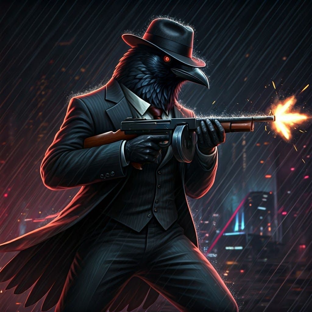 Button Man For The Crow Family