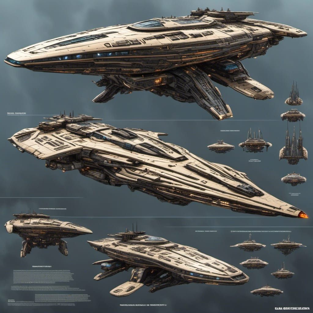 Colossal Colonial Battlestar with Advanced Weaponry