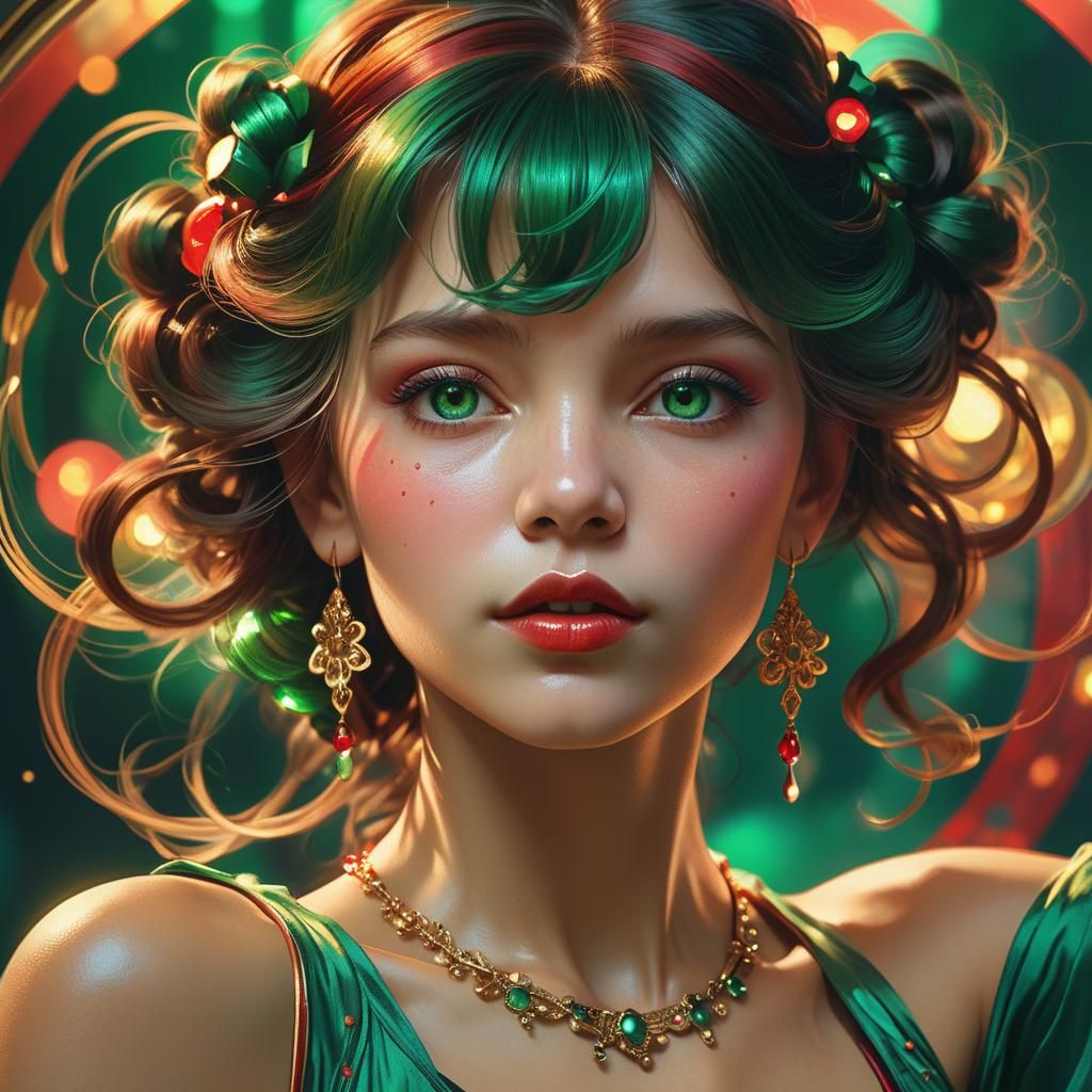 Dancing People in Hyper-Realistic Digital Portrait Art