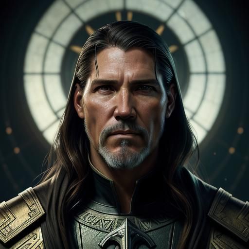 Hyperrealistic Portrait of Jesus Shrugging