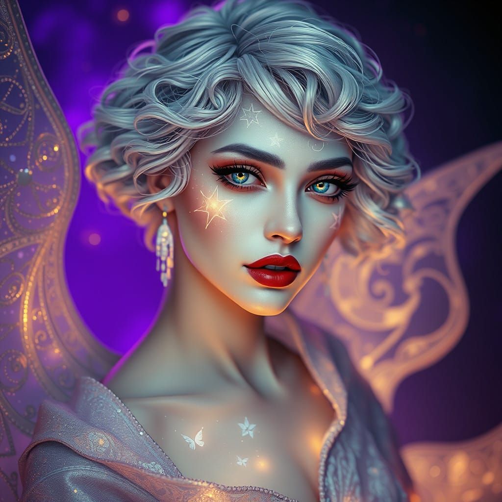 Ethereal Goddess of Celestial Beauty