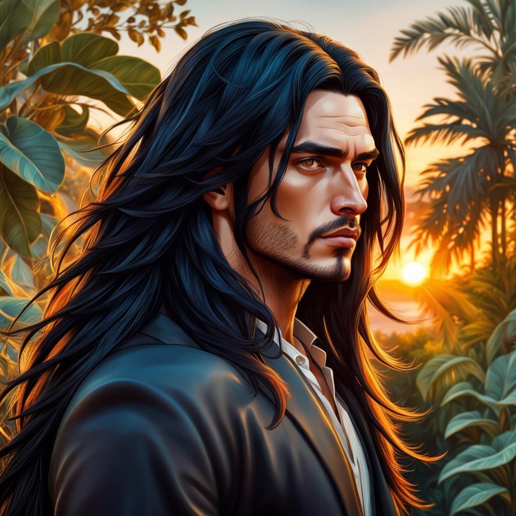 Hyperrealistic Portrait of a Young Man