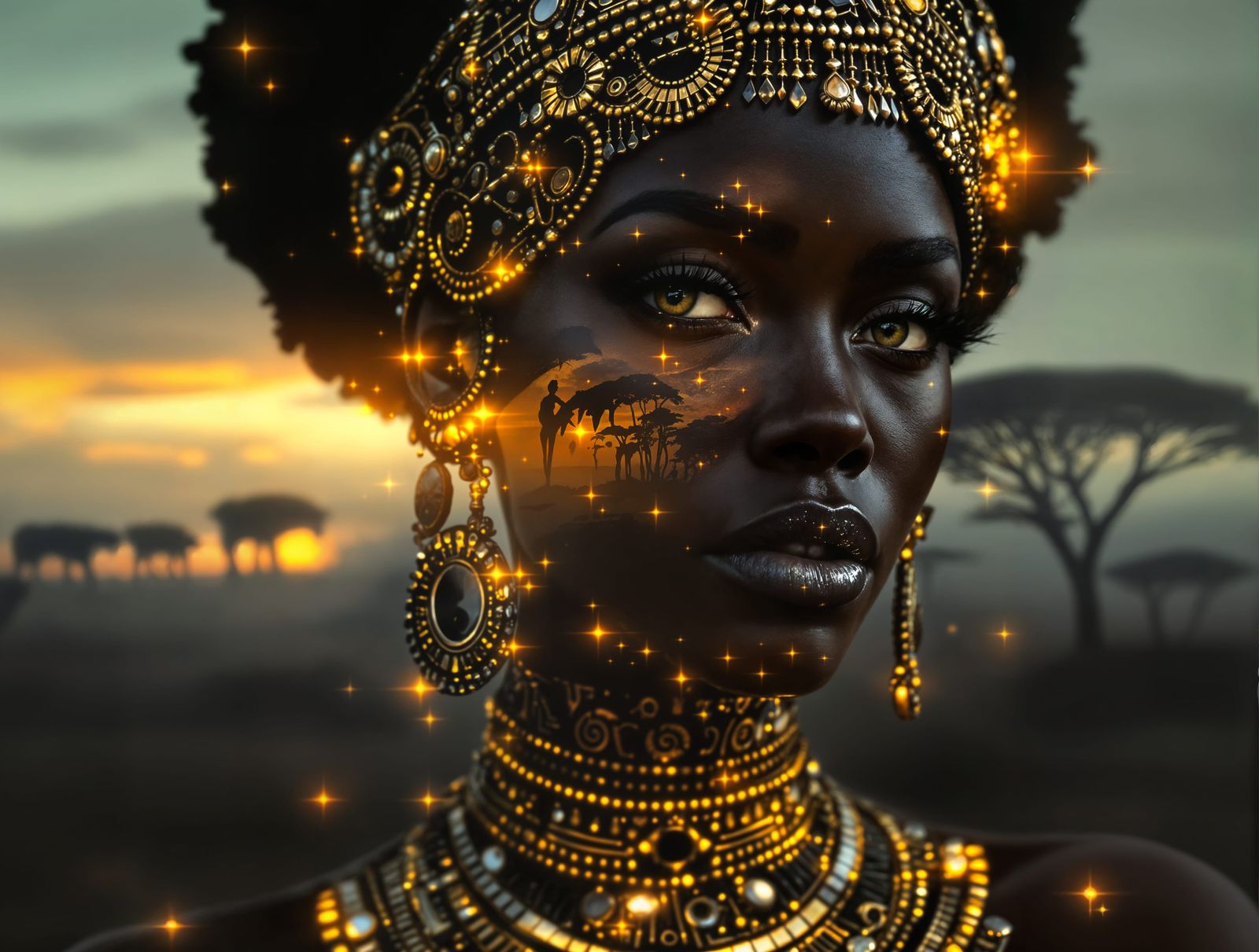 African Tribal Queen