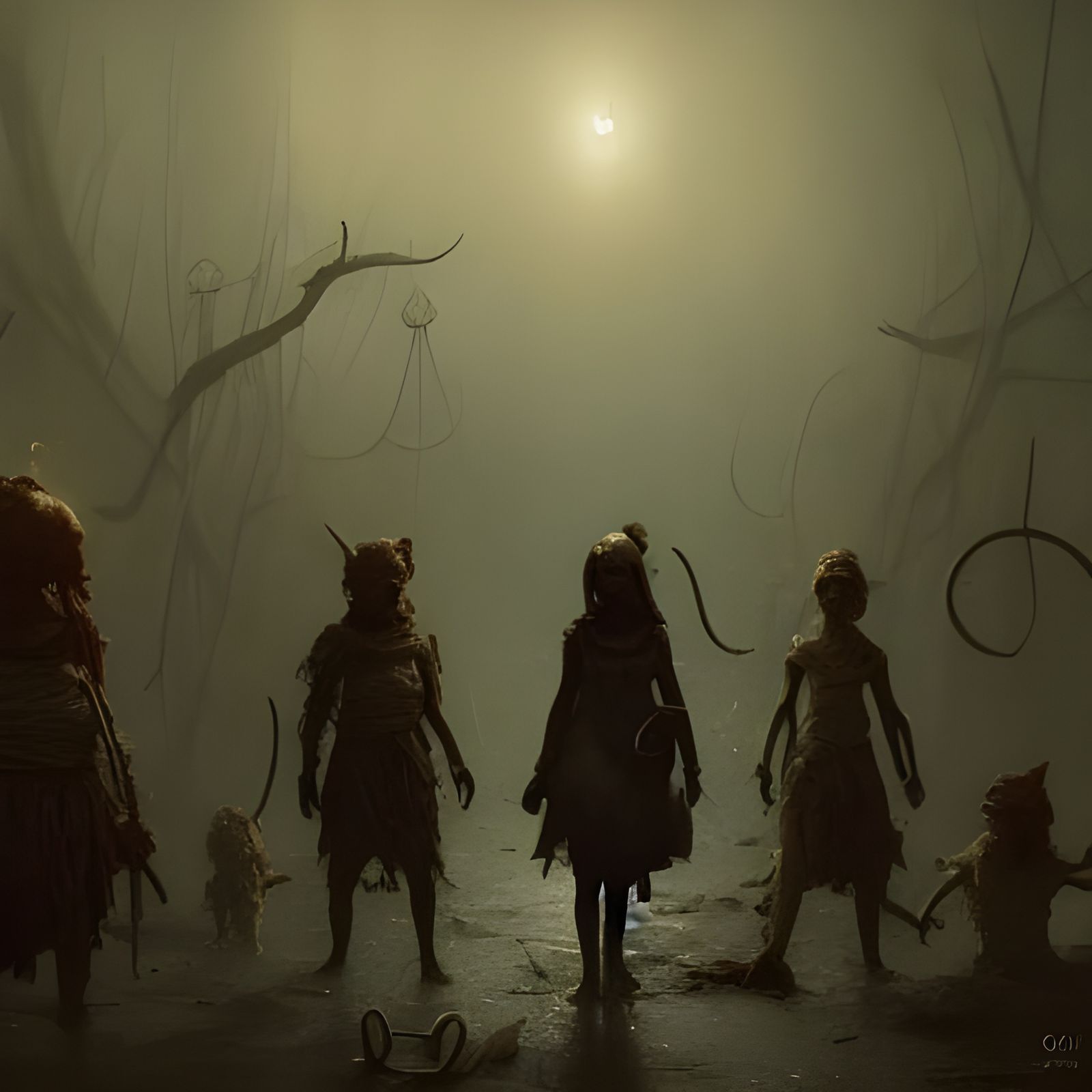 Dark Fantasy Dolls in Hyperdetailed Concept Art