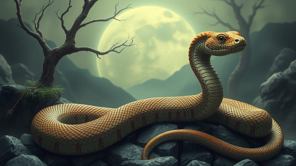 Serpentine Lamia Goddess