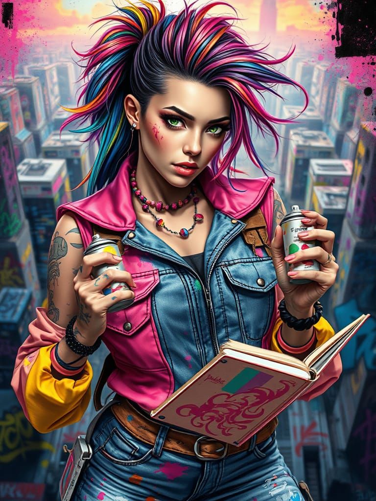 Vibrant Urban Artiste Radiates Creative Energy