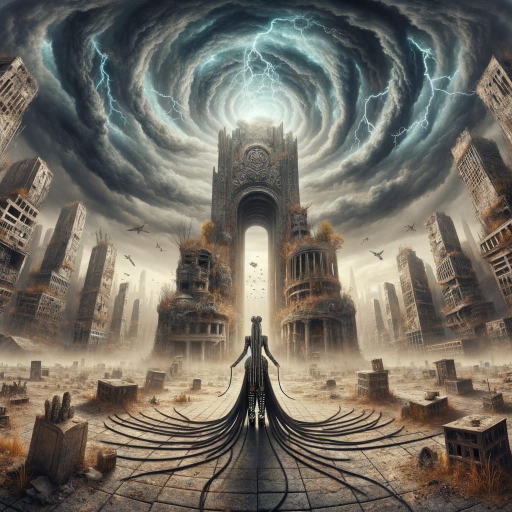 Diesel-Punk Metropolis in Radioactive Wasteland