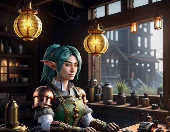 Gnome Repairs Automaton: 3D Game Cinematic