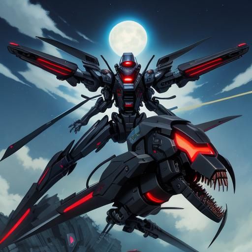 Murder Drone N in Anime Style