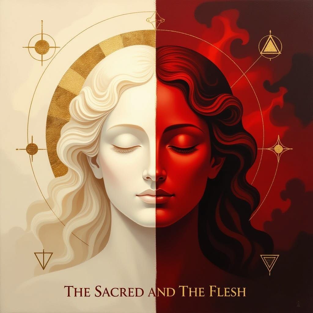 Sacred and Flesh: Abstract Art of Purity and Passion