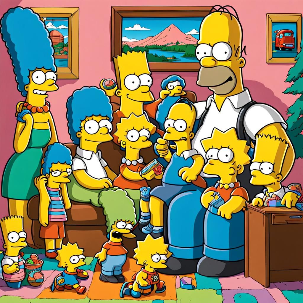 The Simpsons: An AI Interpretation