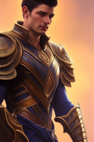 Elven Adventurer Portrait in Dark Academia Style