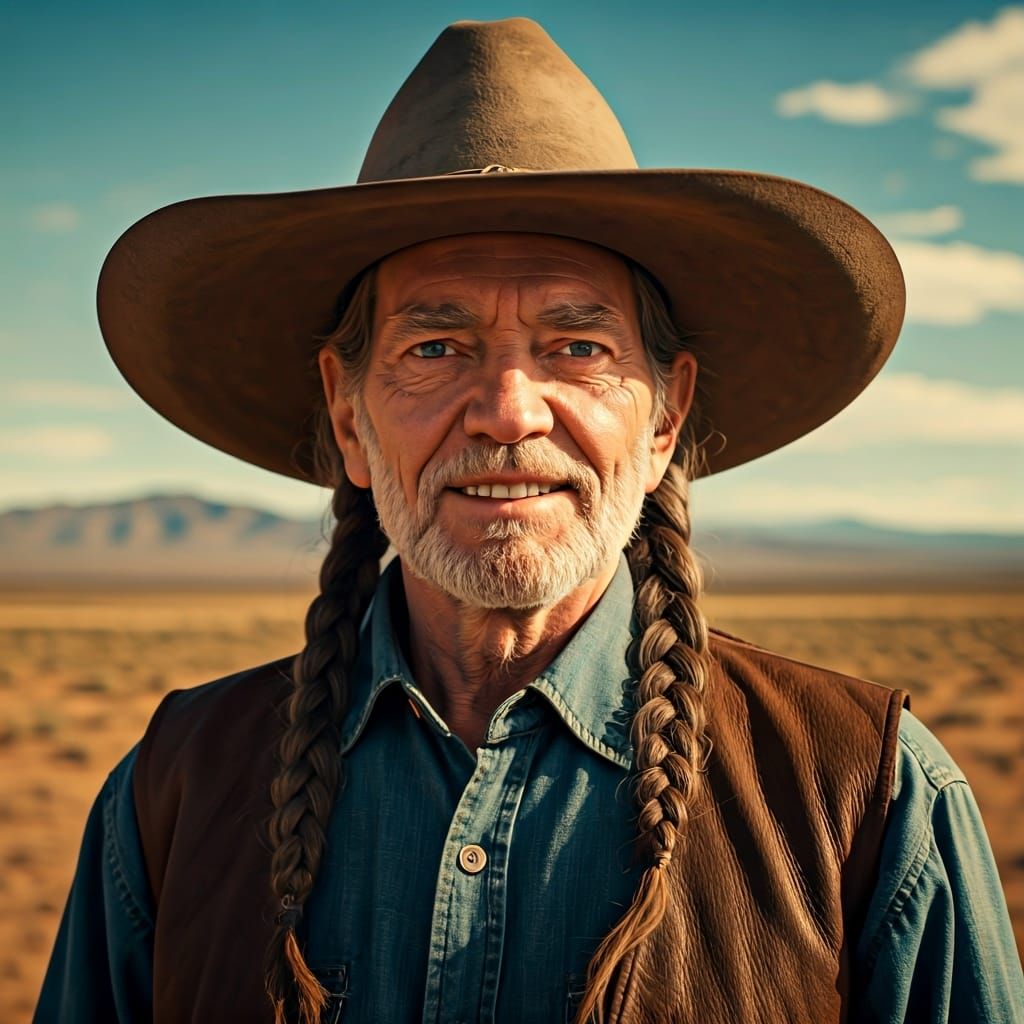 Willie Nelson as Barbarossa, Cinematic Film Still