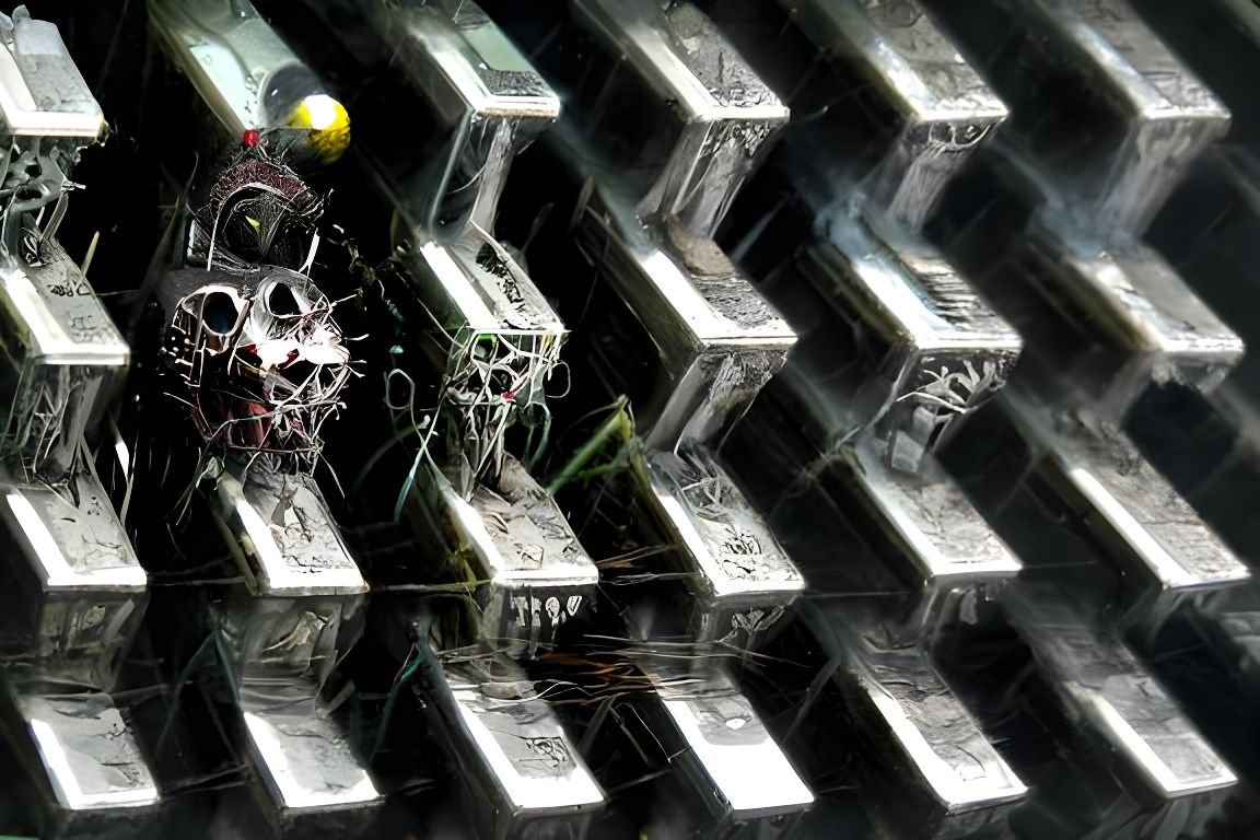 Dreamlike Solarpunk Civilization with Ravens and Rats