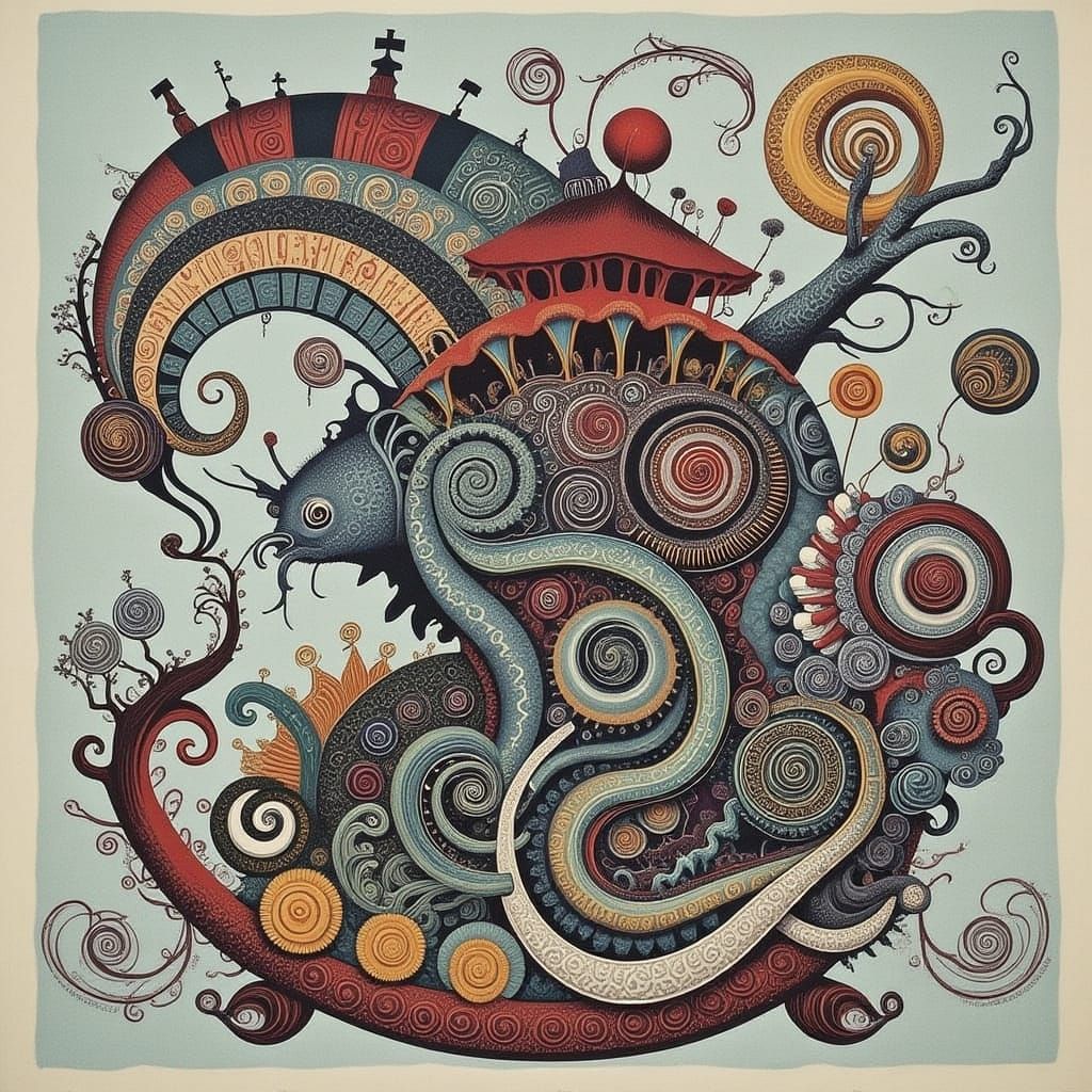 Mechanical Iron Maiden in Industrial Style