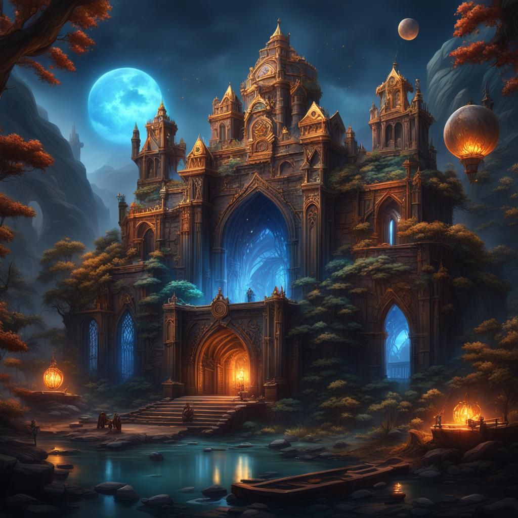 Photoshop Help Icon: Detailed Matte Painting