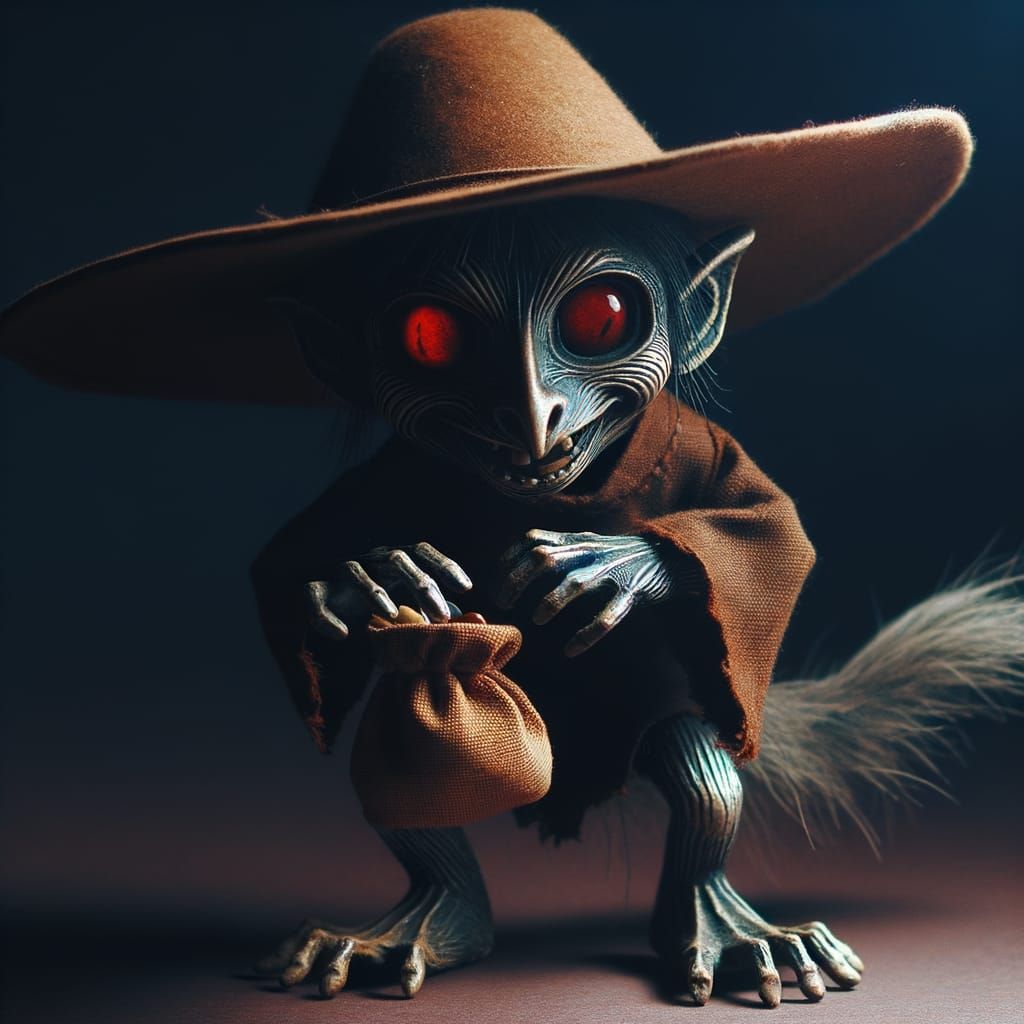 Mythical Pombero Creature from Paraguayan Folklore