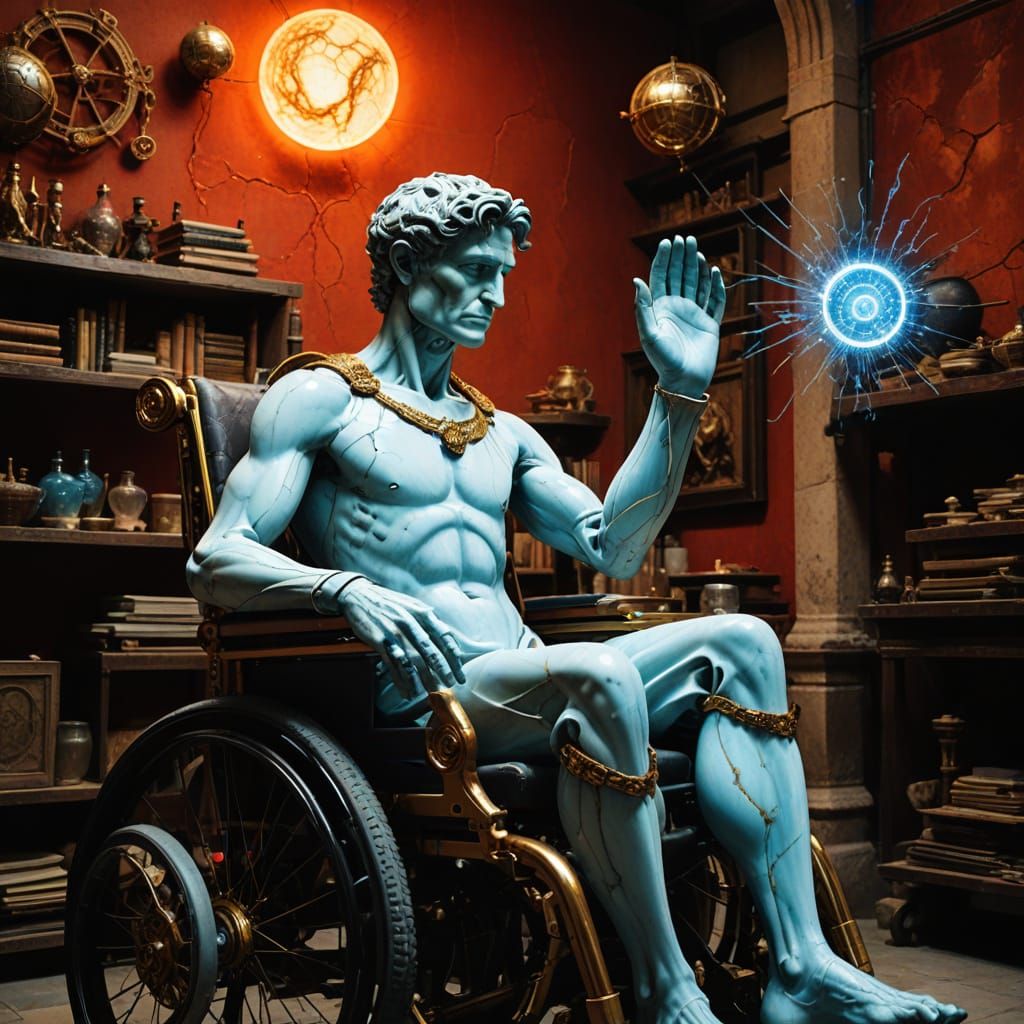 Techno Wizard David Conjures Blue Nanoparticles in Ancient R...