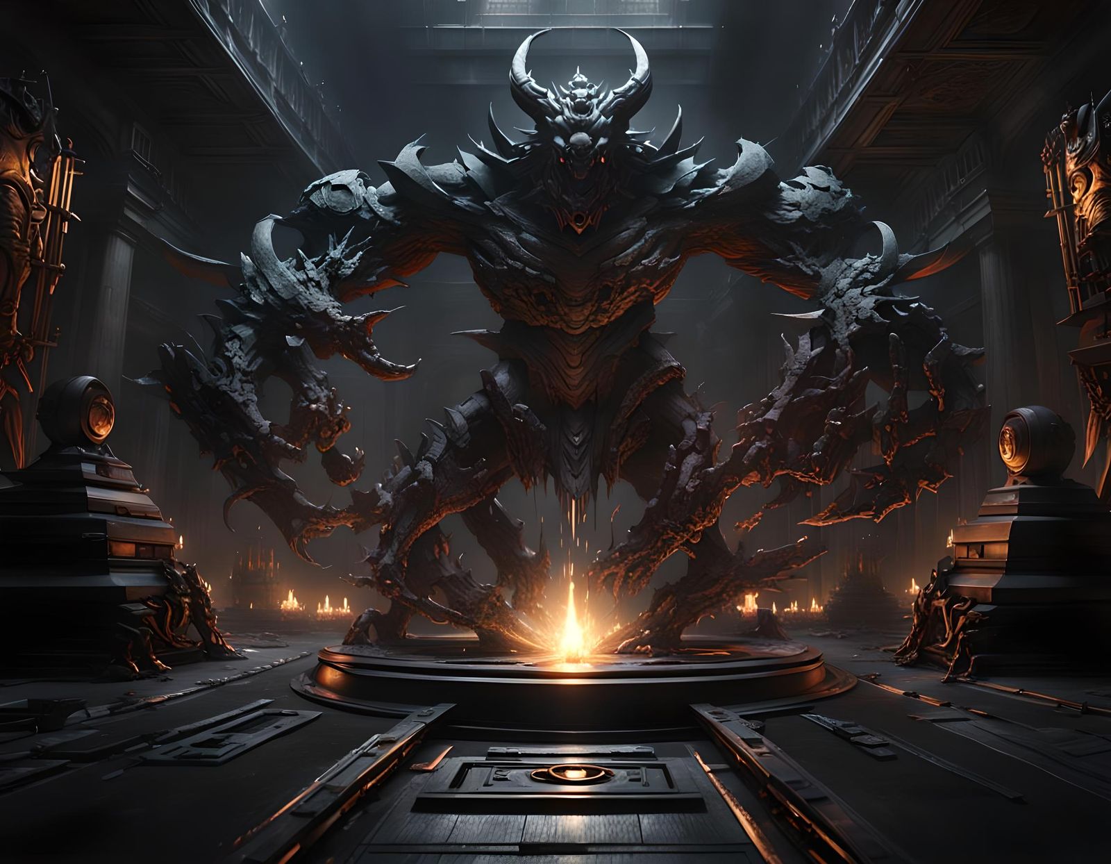 Masterful Render: Dark Forces and Beautiful Flux