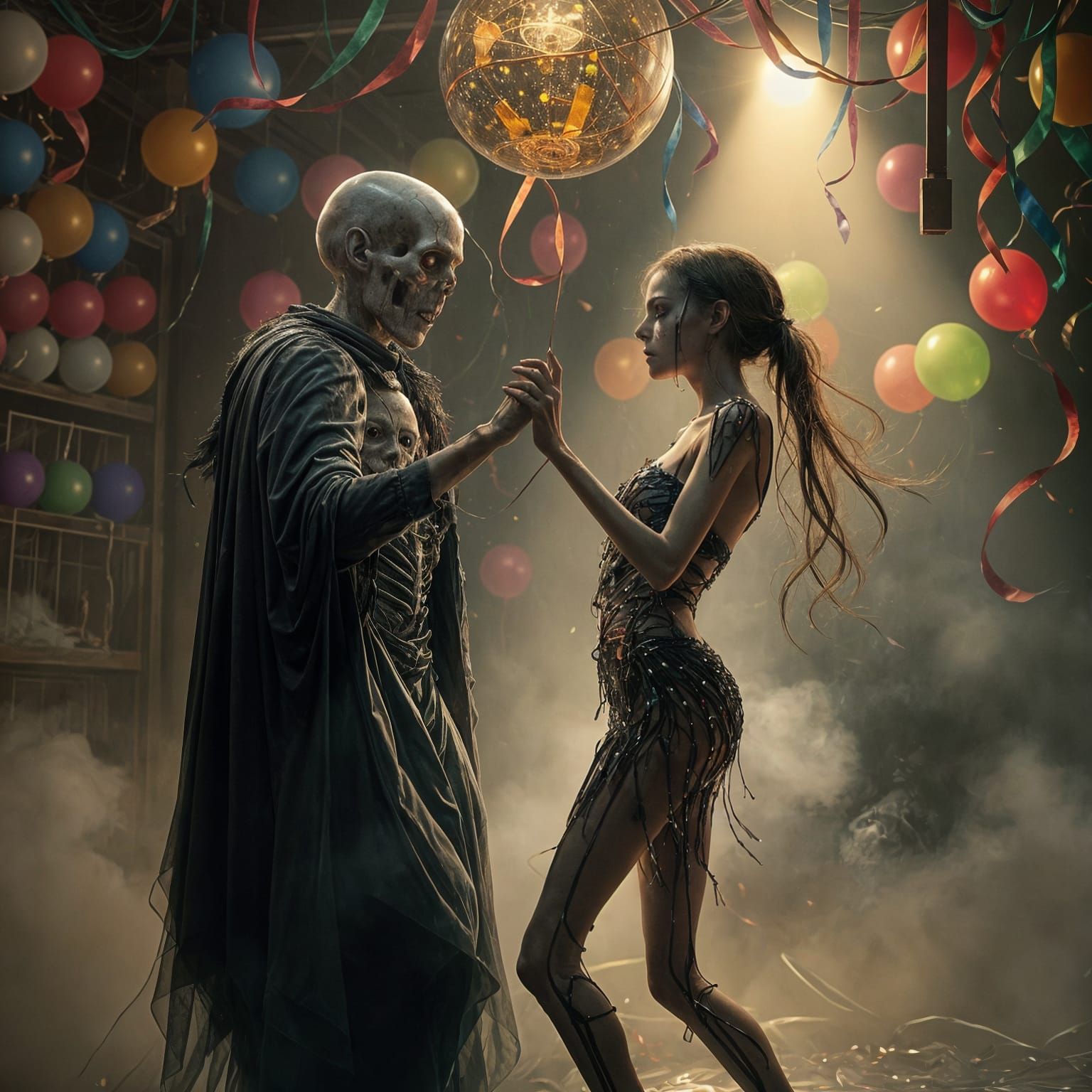 Ghost and Zombie Dance in Ethereal Fantasy