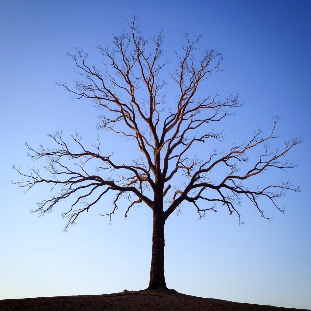 Autumn Landscape in a Watercolor Style