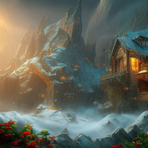 Fantastical Christmas Present Concept Art