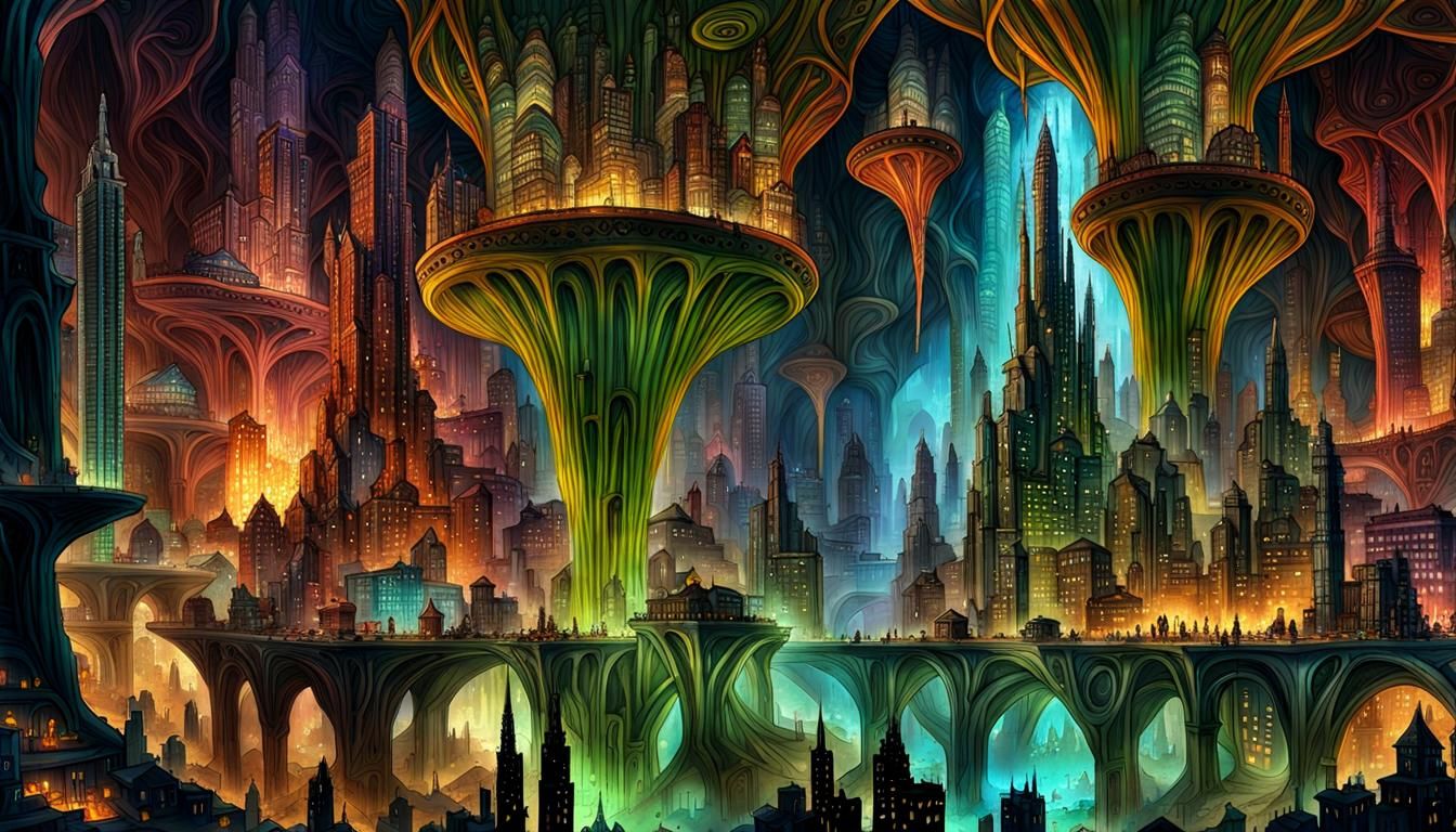 Cave Cityscape