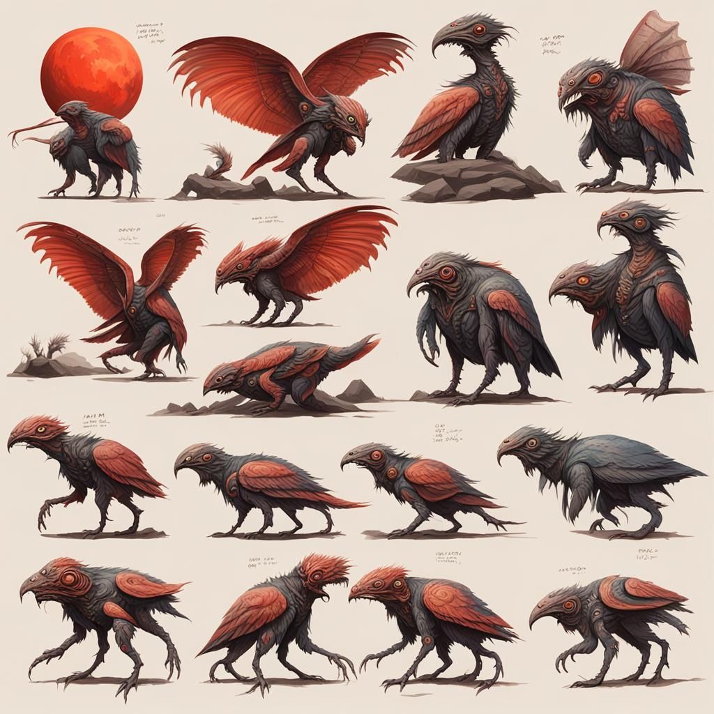 Alien Exoplanet Lifeforms: Speculative Evolution Concept Art