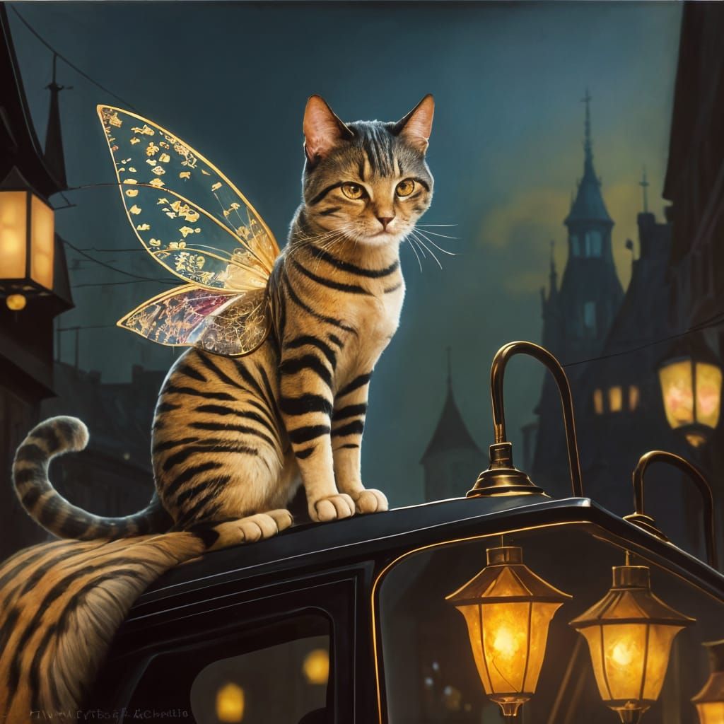 Fairy, Cat, and Hellcat Fairy: A Digital Portrait