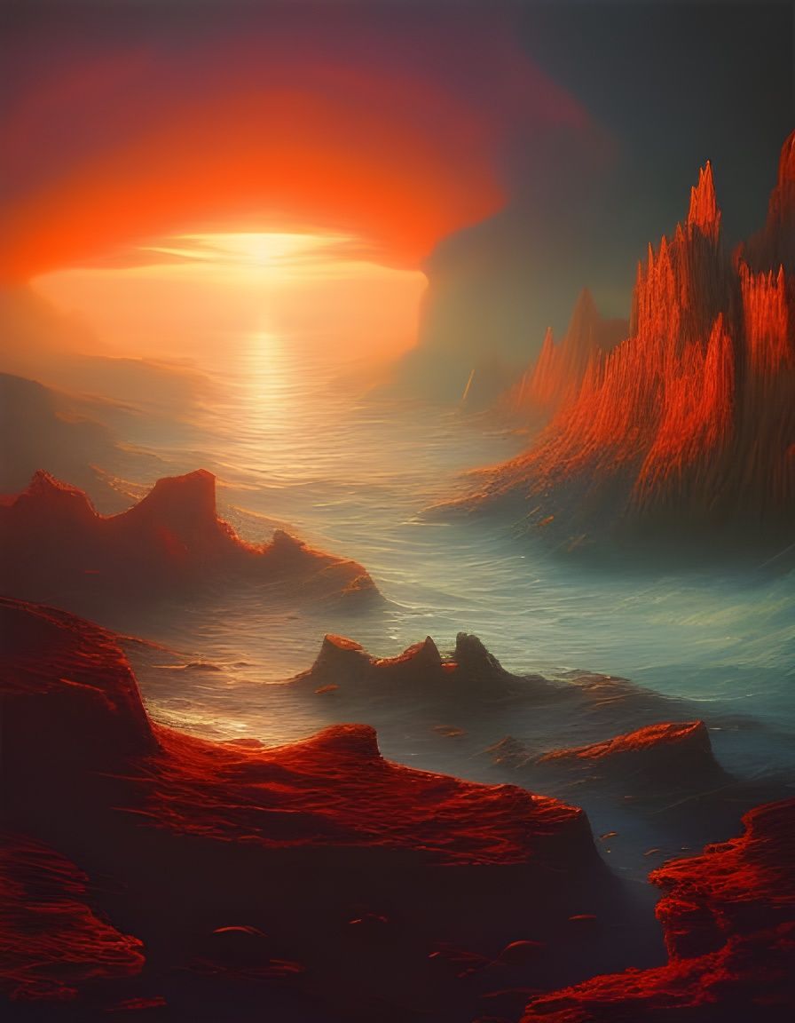 Wizard in Cave with Depth of Field