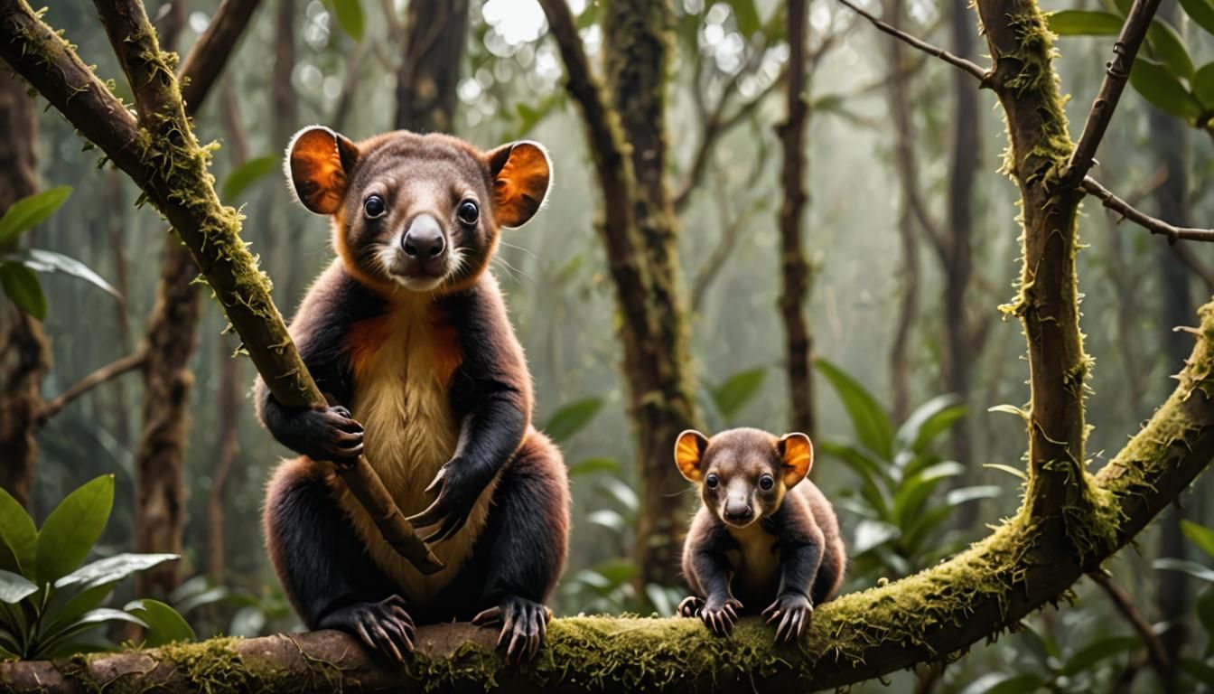 Tree Kangaroos in Australia