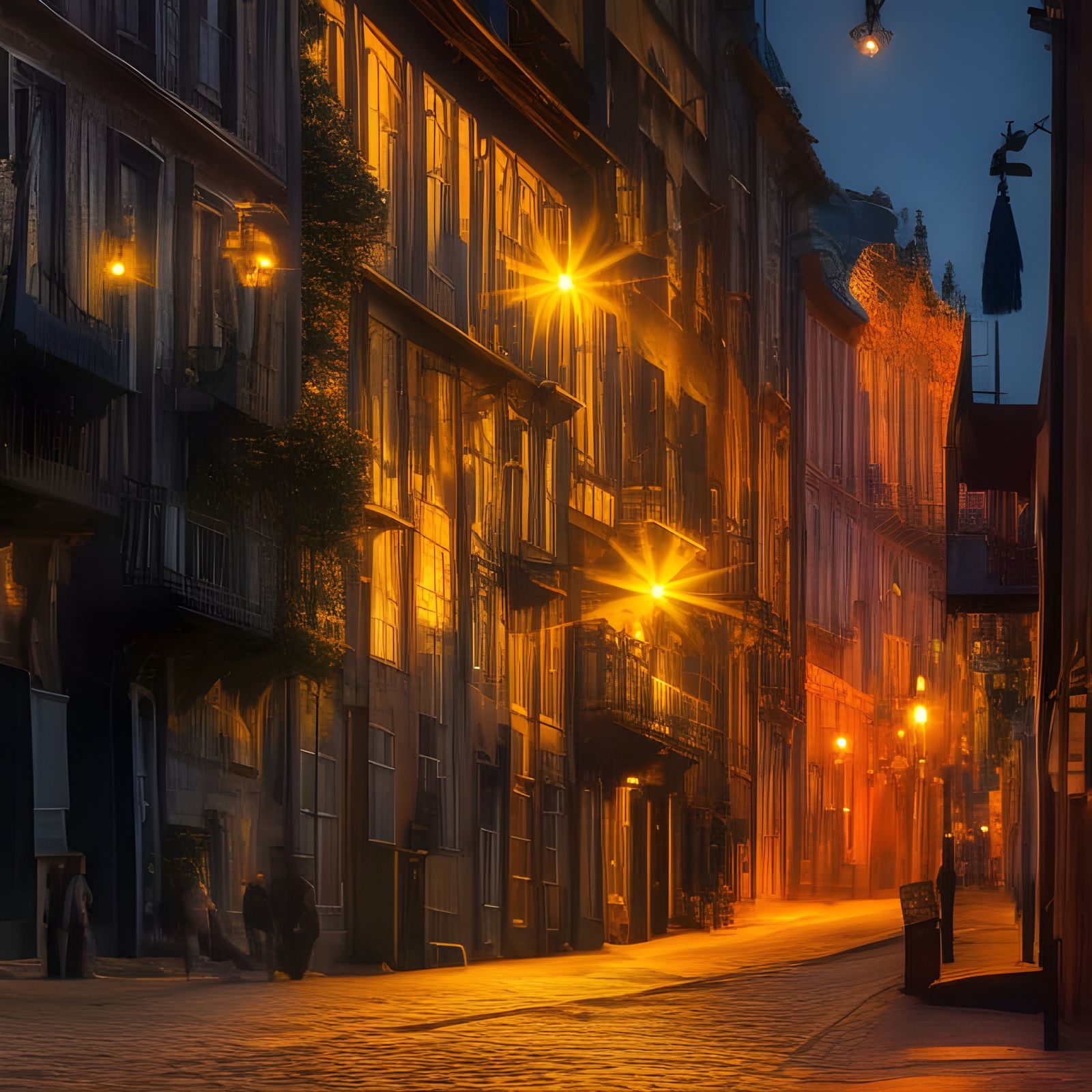 Abstract Art with Magic Particles and Light