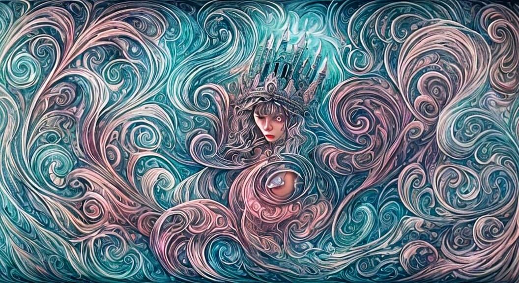 Annabel Lee: A Vampire's Tale in Chalk Art