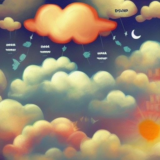 Dream of Dark Cloud: Surreal AI Image